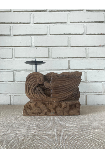 Candle Holder - The Swan - Natural